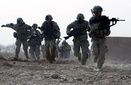 Binh lính Mỹ tại chiến trường Afghanistan